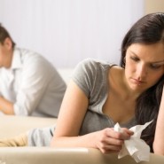 Young couple mad at each other home Young couple mad at each other home